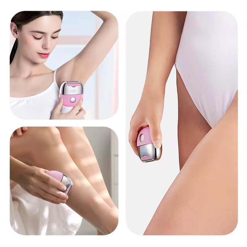 Solène Precision Shaver Bikini Trimmer for Women – Dual-Head Electric Razor for Smooth Skin – Gentle, Waterproof & USB Rechargeable Hair Trimmer for Bikini Line, Legs, Arms & Underarms