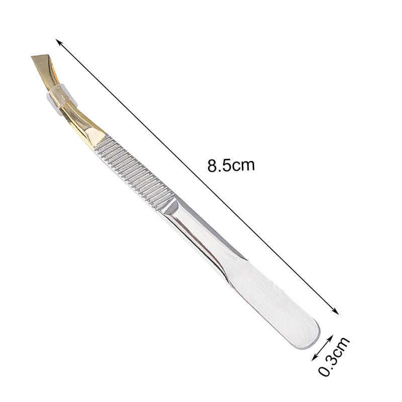 [Australia] - liuchanghe tweezers, professional eyebrow tweezers with non-slip handle, for plucking eyebrows, beard hair or small eyebrows for men and women 