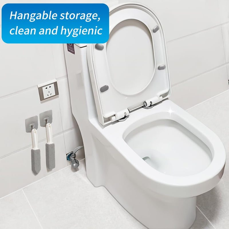 [Australia] - 4TH Pumice Stone for Toilet Bowl Cleaning,Scouring Stick with Handle,Cleans Away Limescale Stain,Hard Water Rings, Calcium Buildup,Iron and Rust. Remover for Tile/Bath/Kitchen/Household - 2 Piece 