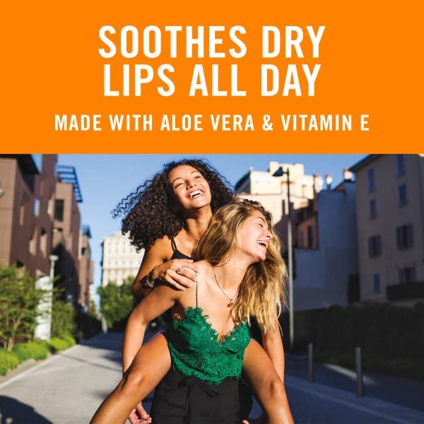 Banana Boat Aloe Vera with Vitamin E Sunscreen Lip Balm, SPF 45, 0.15 Ounces each (Value Pack of 3)