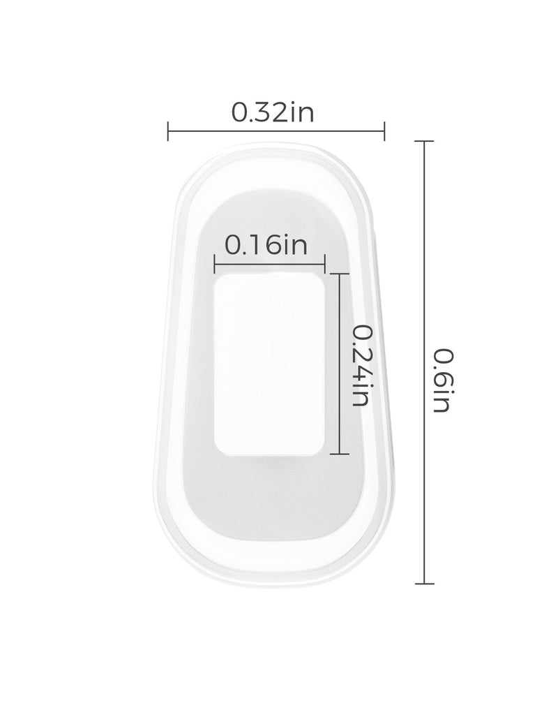 [Australia] - 6 Pairs Nose Pads Covers, Slip-on Silicone Nose Pads Covers, Anti-slip Nose Bridge Pads for Eye Glasses Sunglasses Clear 
