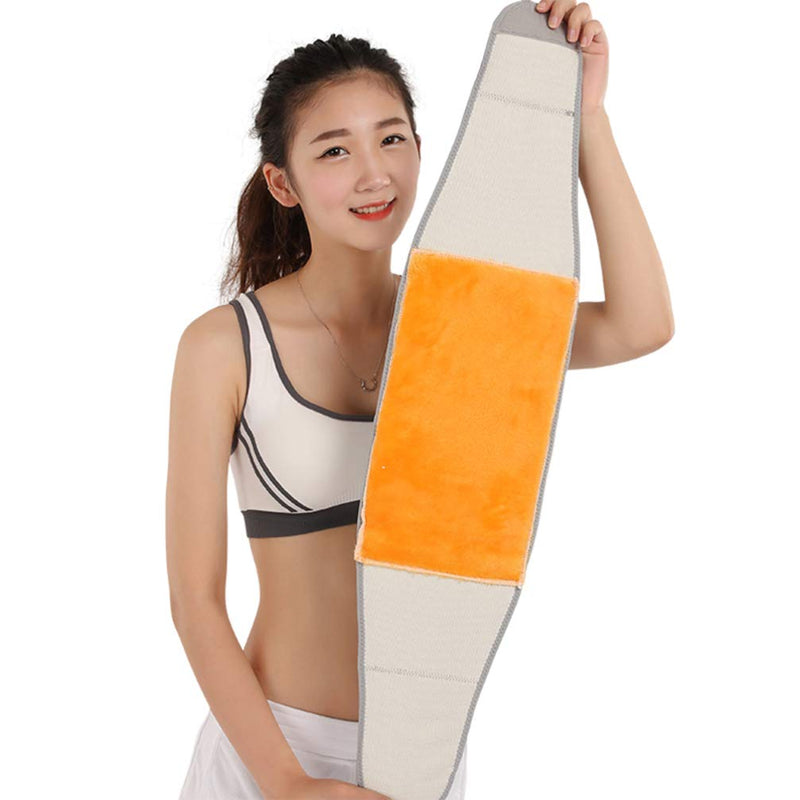 [Australia] - BESPORTBLE Winter Lumbar Belt Fluffy Back Support Warm Belly Protection Kidney Binder Gifts for Men Women Christmas Birthday Party Favors (XL) 