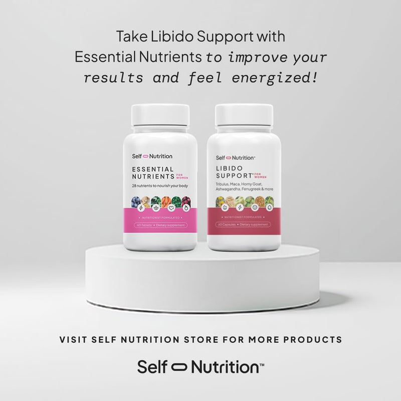 [Australia] - Libido Support for Women, Sensitivity & Desire, Libido Booster for Women with Horny Goat Weed, maca, tribulus, ashwagandha & More - Vegan, USA, Keto, Third-Party Testing - 60 Capsules. 