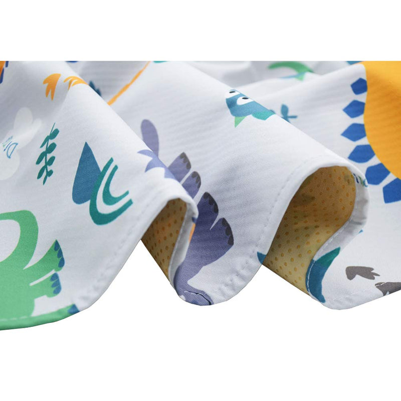 [Australia] - Splat Floor Mat for Under High Chair/Arts/Crafts by CLCROBD, 51" Waterproof Anti-slip Food Splash Spill Mess Mat, Washable Portable Picnic Mat and Table Cloth Dinosaur 