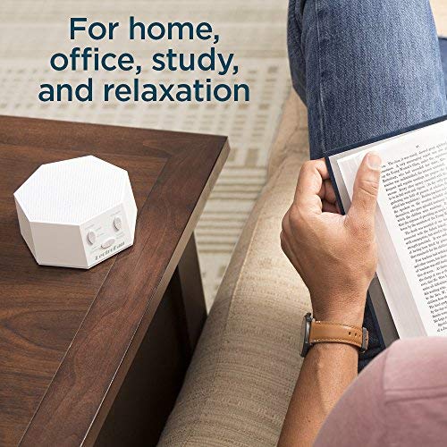 [Australia] - LectroFan High Fidelity White Noise Machine with 20 Unique Non-Looping Fan and White Noise Sounds and Sleep Timer Classic-White 