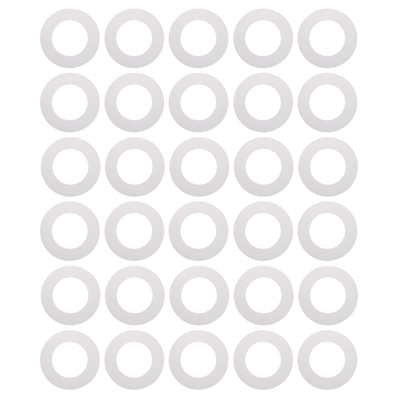 [Australia] - 30pcs Wax Machine Mat Wax Warmer Collar ing Machine Mat Hair Removal Kit Cloth Strips ing Protection Collars s Warmer Ring Paper Lining White 