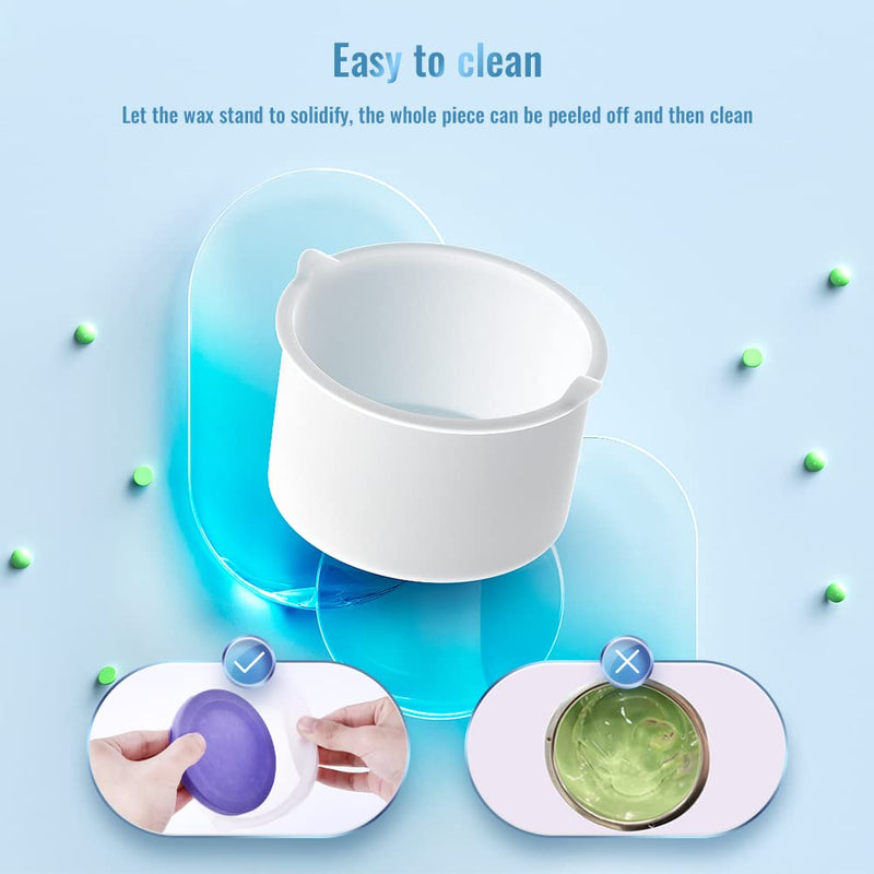 [Australia] - CITHOT Waxing Set LCD, Wax Hair Removal 4 Wax Beans 20 Wooden Spatulas, Wax Warmer Hair Removal at Home 1.25 kg (Pack of 1) Black 