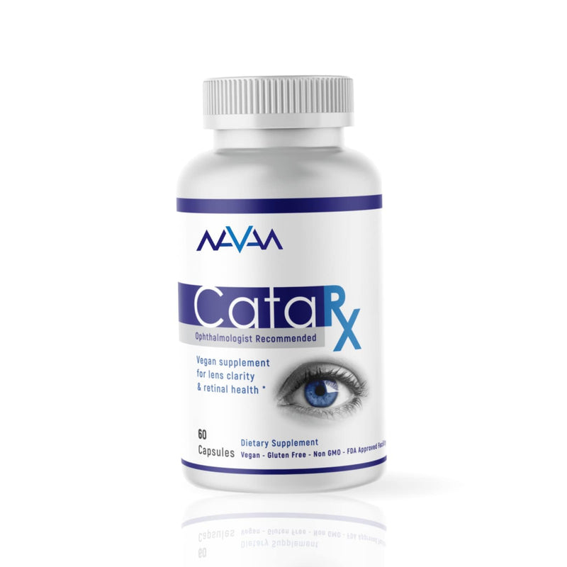 [Australia] - Navan CataRx Antioxidant AREDS 2 Eye Vitamins & Minerals Supplement for Lens Clarity & Retina Health by Clinical Experts - Lutein, Zeaxanthin, Zinc, Vitamin C, NAC - 60 Capsules 