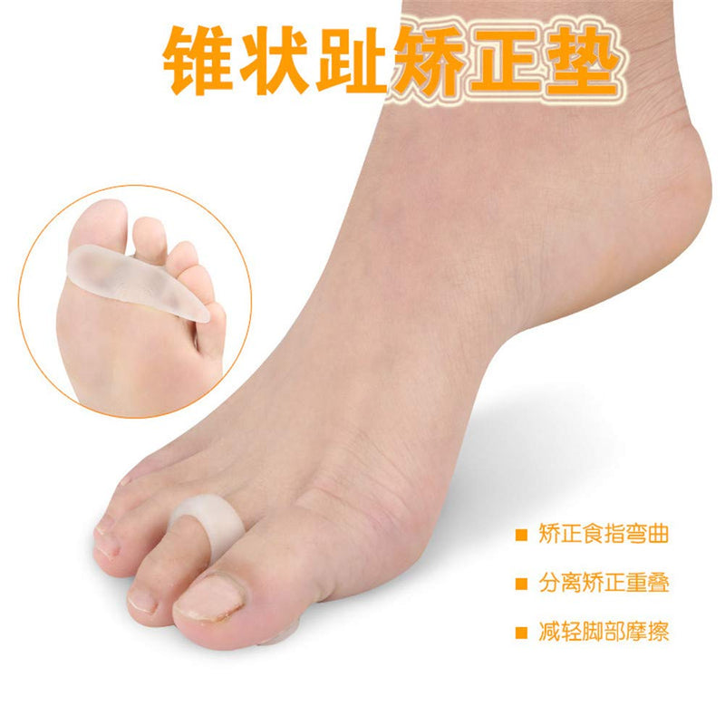 [Australia] - 4x silicone gel toe separators hammer toe pads correction hallux valgus pads 