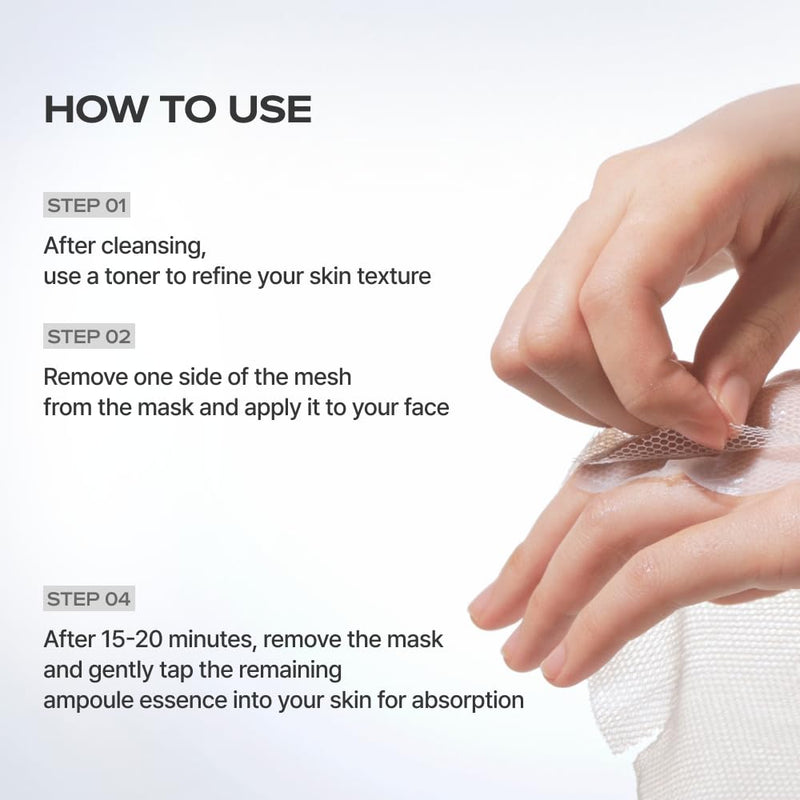 3W8L [Premium Triple Shot] Mask All-in-One 0.84 fl oz | Face Mask Collagen Peptide | With Vitamin C Ampoule Shot | Secound Skin BioCellulose Coconut Gel Sheet | Korean Skin Care