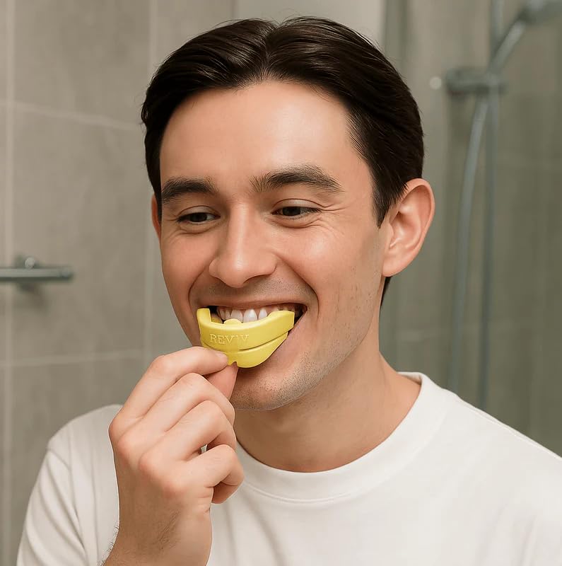[Australia] - Reviv R2 Mouth Guard for Teeth Grinding & Clenching (Large) – Soft Silicone Night Guard, Pre-Formed Fit, Case Included – for Standard & Wide Jaws Large (Adults) 