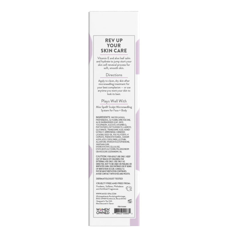MISS SPA Face Serum Smooth Revive Face Serum, Hydrating Vitamin E & Aloe Leaf Body Serum, Anti-Aging and Anti-Wrinkle, Hydrating Facial Skin Care Products for Women, 4fl oz