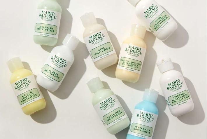 Mario Badescu Hydro Face Moisturizer with Vitamin C for Combination and Sensitive Skin | Lightweight Facial Cream for Men & Women | Moisturizing Skincare with Vitamin E, 2 Fl Oz