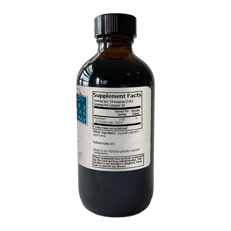 [Australia] - Wise Woman Herbals – Hawthorn Berry Extract Liquid - Extra Strength 4:1 Extract - Alcohol-Free - for Cardiovascular Health and Heart Function - 4 oz 4 Fl Oz (Pack of 1) 