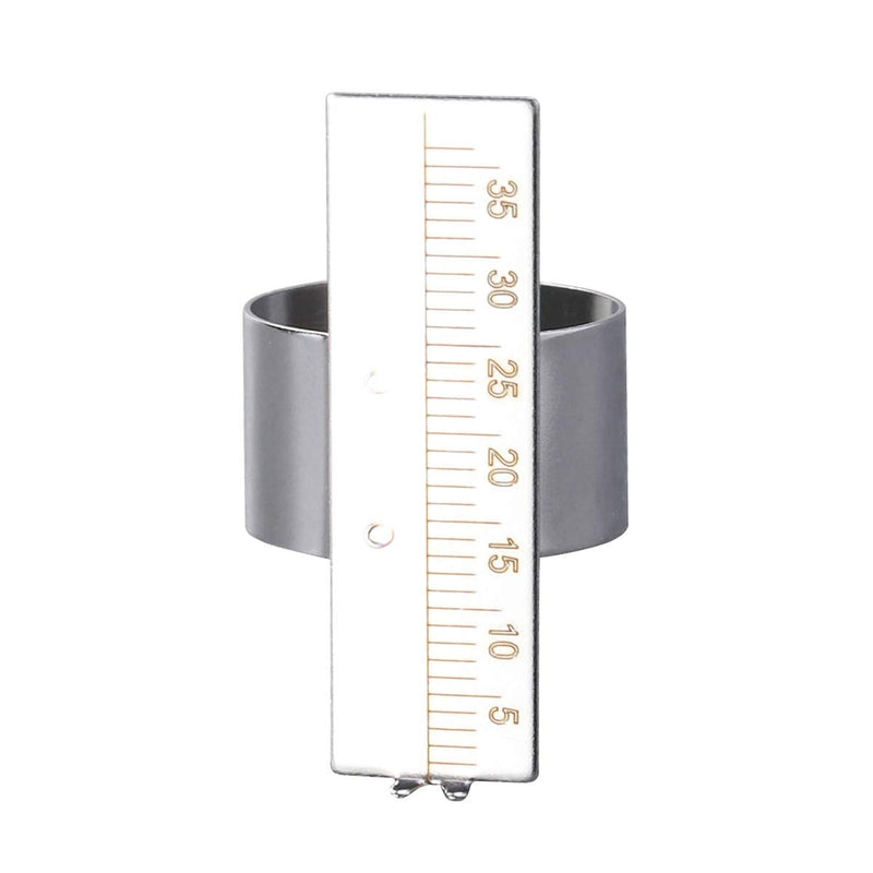 [Australia] - Healifty 1 piece ring ruler made of stainless steel measuring ring instrument for measuring the tooth root canal finger ruler measuring endo gauge finger ruler dentist instruments instruments ringing tooth ring 