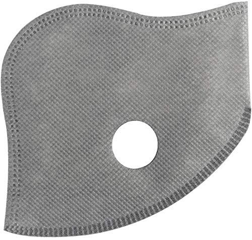 [Australia] - 30 Pcs Activated Carbon Face Filters Anti Dust Replacements Parts for Most Sport Bicycle Cycling Mask Filters with 8 Exhaust Breathing Valves Replacement 