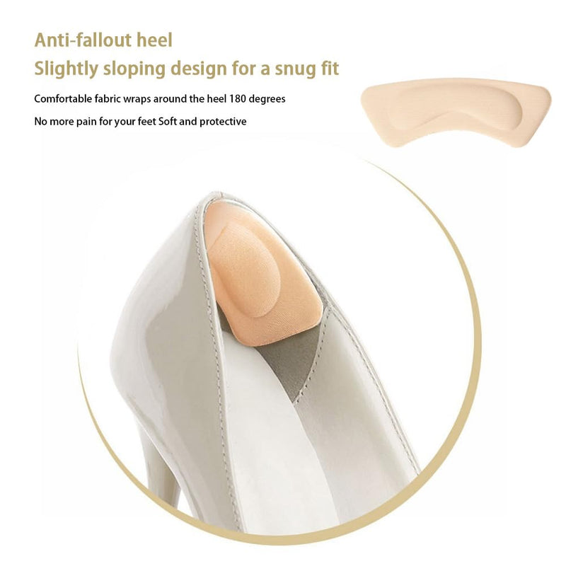 [Australia] - Pack of 10 foot pad set pads, washable forefoot pad, heel pad for shoes that are too large, heel protection for shoes, heel holder, sticker filler pads, arch support, insole 