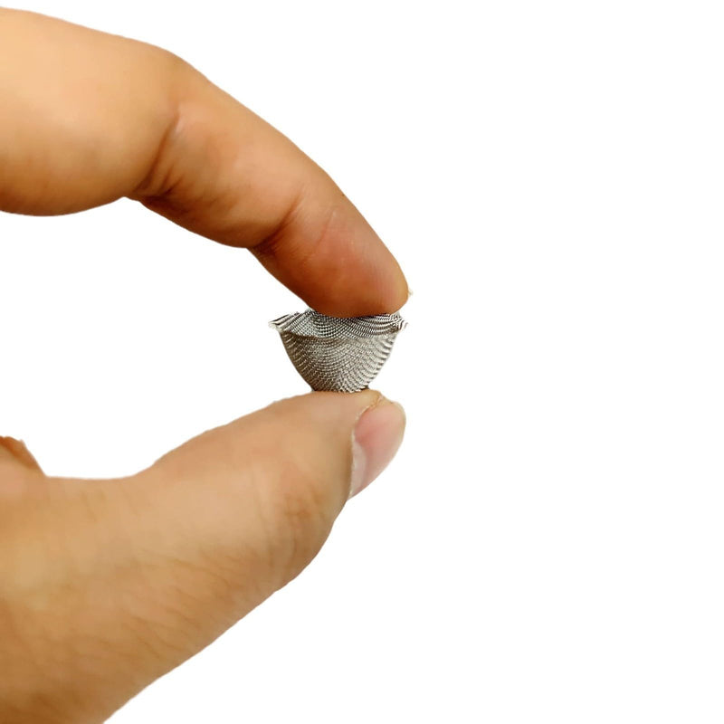 [Australia] - Pipe Screens 3/4 Inch 0.75 Inch 40 Pieces Adjustable Tapered Design Bowl Screens, 100% Stainless Steel Mesh 0.75 Inch 40PCS 