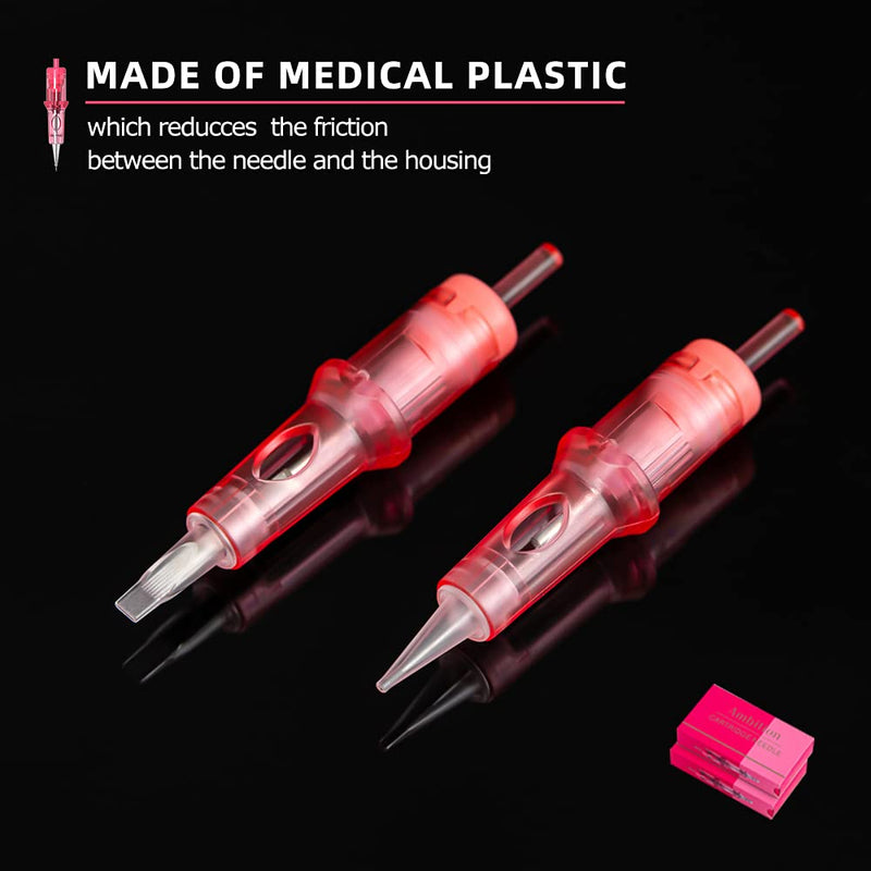 [Australia] - Ambition 20Pcs Disposable Tattoo Cartridge Needles Bugpin 5F - 0.3MM Permanent Makeup Eyebrows Eyeliner Lips & SMP Tattoo Cartridge Supplies for Rotary Tattoo Pen Machine (1005F) 1005F 