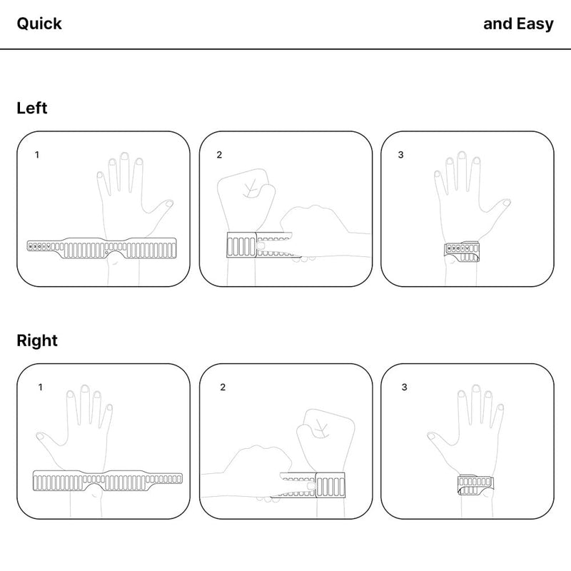 [Australia] - Aider Cook-Grip Waterproof Wrist Brace – Magnetic Strap, Quick Wear, Free Size, Fits Left & Right – Pain Relief for TFCC, CTS, Carpal Tunnel, Injury Recovery (White) White 