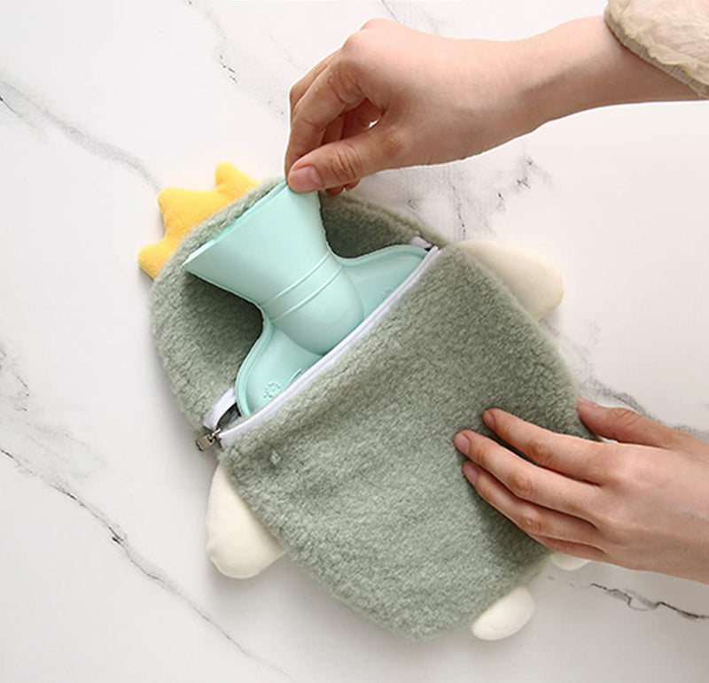 [Australia] - Premium Hot Water Bottle with Soft Cover Removable 0.5 Liter Children's Hot Water Bottle Safe and Durable Natural Rubber Warm Hot Water Bottle Best Gift (Koala Gray) Koala Gray 
