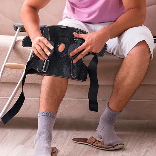 [Australia] - Thx4COPPER knee support, knee bandage, adjustable knee pads with patella gel pads and double-sided side stabilizers, knee orthosis support for ACL, sports, running M 