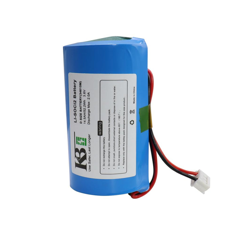 [Australia] - KBT 3.6V 14500mAh ER34615M D-Size Li-SOCL2 High Performance Replacement Battery, ER34615M-T1 Compatible with DSC WT4911 WT4911B WT8911 ALEXOR Wireless Outdoor Siren WT4911BATT ADT 
