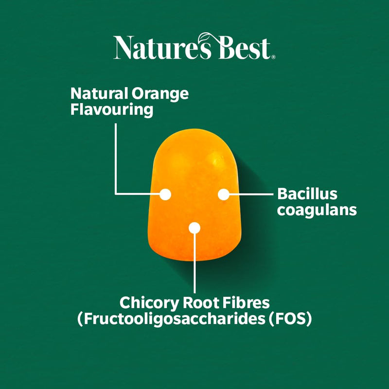 Nature’s Best ProBiome Gummies - One Billion Live Bacteria - Orange Flavour - 30 Gummies (30 Day Supply) 30 count (Pack of 1)