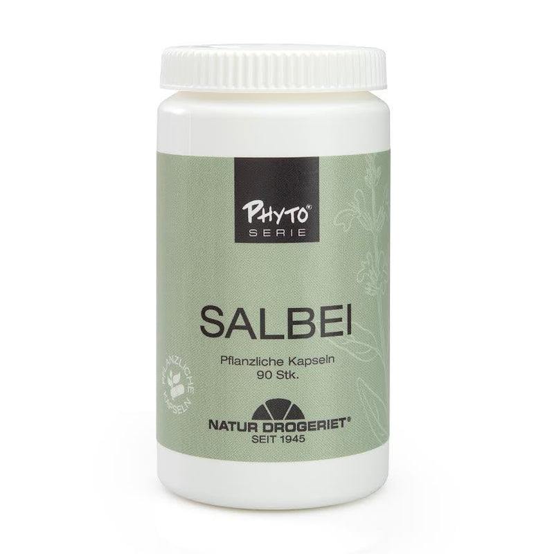 [Australia] - Nature drugstore - Sage capsules 90 pieces - Sage for menopause - Natural sage leaf powder - Relieve the symptoms of menopause - Can be opened for tea or fruit juices 
