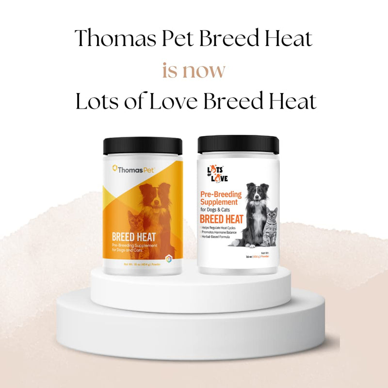 Breed Heat - Breeding & Reproductive Supplement for Dogs & Cats (Formerly Thomas Labs, Same Product) - 16 oz Powder - PawsPlanet Australia
