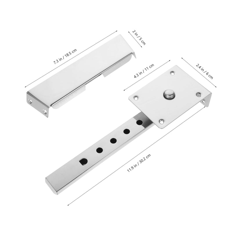 [Australia] - Barber Chair Replacement Headrest Bracket Support for Salon and Barber Chairs Ergonomic Design Easy Installation 11.65X3.14X1.69 Inches 