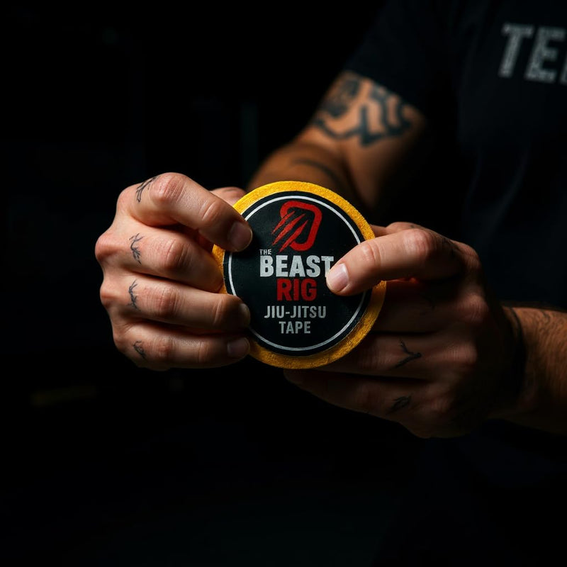 Athletic Tape for Jiu-Jitsu (BJJ), Judo, MMA, Crossfit, Volleyball and Racket Sports (8 Rolls - 45 feet per roll) (Orange) Orange