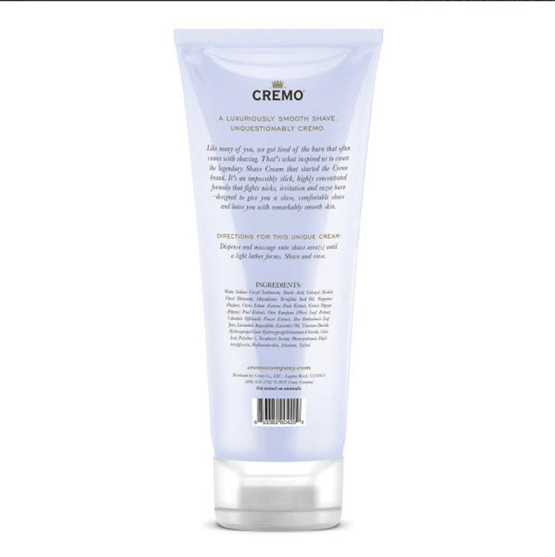 [Australia] - Cremo French Lavender Moisturizing Shave Cream, Astonishingly Superior Ultra-Slick Shaving Cream for Women Fights Nicks, Cuts and Razor Burn, 6 Fl Oz 6 Ounce (Pack of 1) 