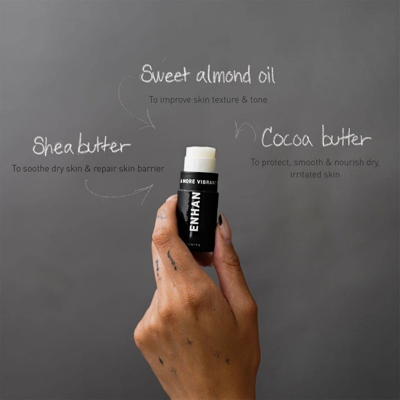 [Australia] - Mad Rabbit Enhance Tattoo Balm Stick-Tattoo Aftercare Brightener & Moisturizer, Organic & All Natural, Color Enhancement, Fragrance-Free (.2oz) 