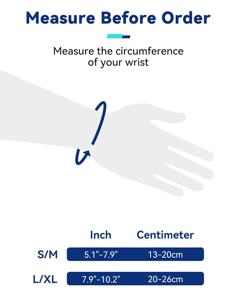 [Australia] - STSKing Doctor Approved Wrist Brace, Adjustable Day-Night Wrist Brace for Men Women, Brace Wrist for Arthritis, Tendonitis, Sprain, Sports Protection (Left, S/M) Left S/M (Wrist 13-20 cm) 