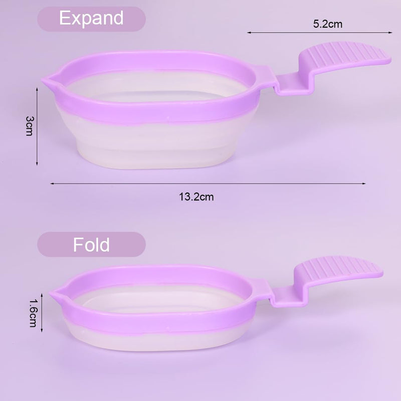 Urine Cups for Ovulation & Pregnancy Tests 2 Pack Reusable Pee Cup Collapsible Specimen Container Urine Sample Detection