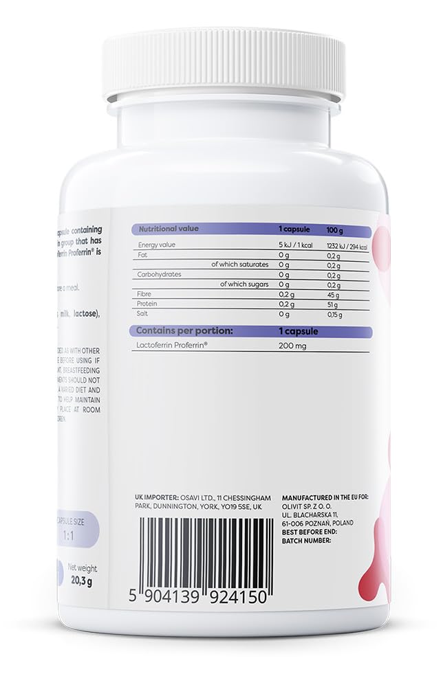 [Australia] - Osavi Lactoferrin, 200mg - 60 caps 