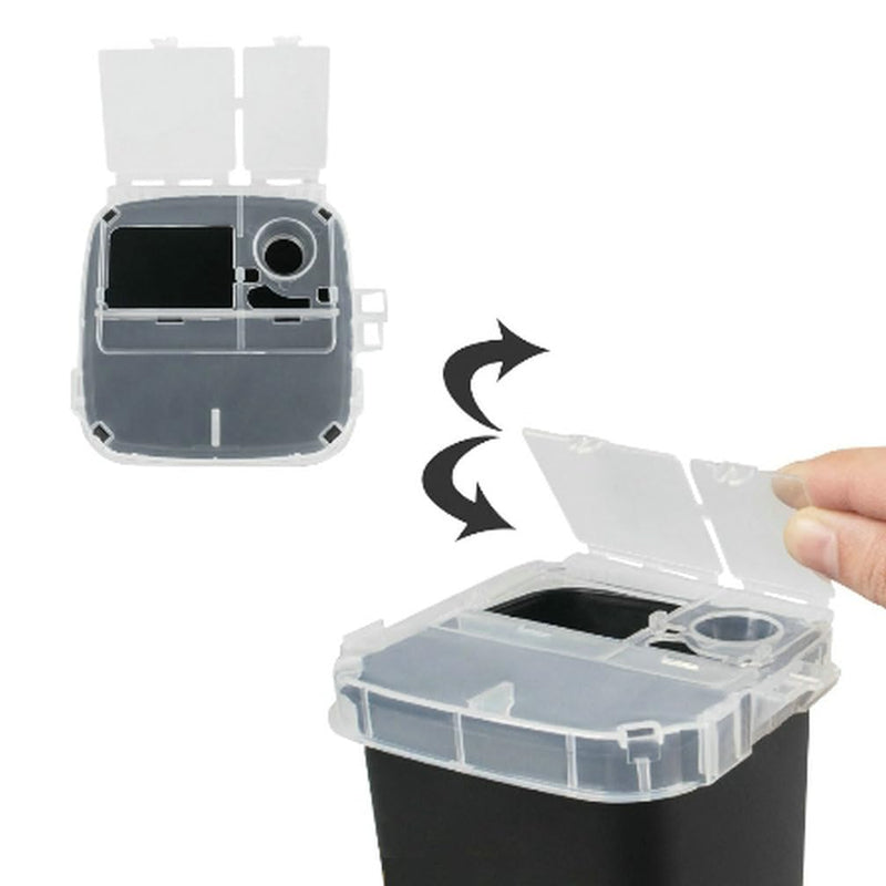 [Australia] - Portable Sharps Container for Beauty Salon,Needle Disposal Bin for Professional Labs and Home Use,Small Containers for Outdoor (Black) Black 
