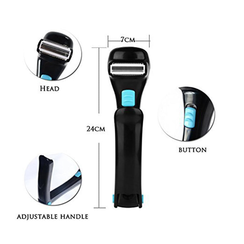 [Australia] - Hemoton Back Shaver for Men,Men Body Shaver,Hair Trimmer for,Electric Back Epilator, Body Hair Trimmer, Remover Razor,DIY Grooming Razor, Removal 