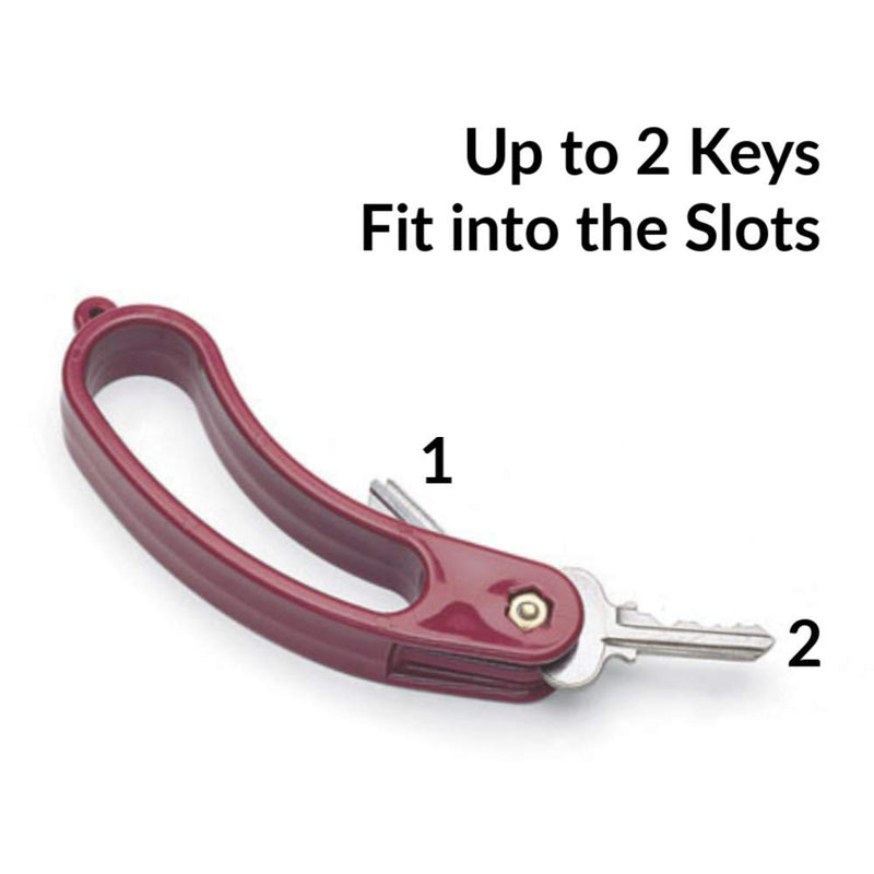 [Australia] - SP Ableware 60668 Hole In One Key Holder Red Wide Oversized Handle 