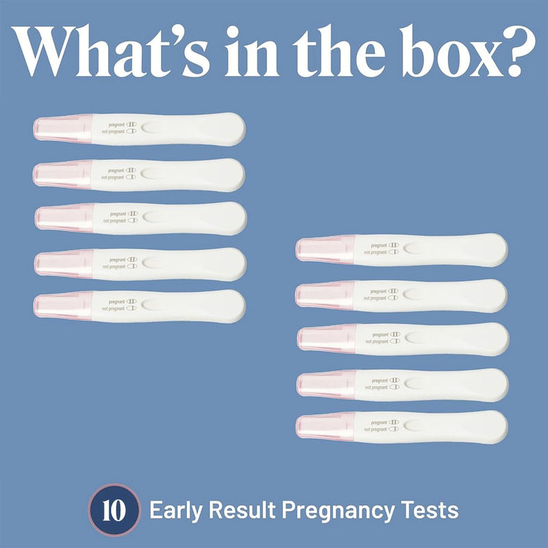 [Australia] - Apphia Early Detection Pregnancy Test (10 Pack) | Midstream Pregnancy Test | hCG Test Strips | Get Results 6 Days Sooner – Made in The USA 