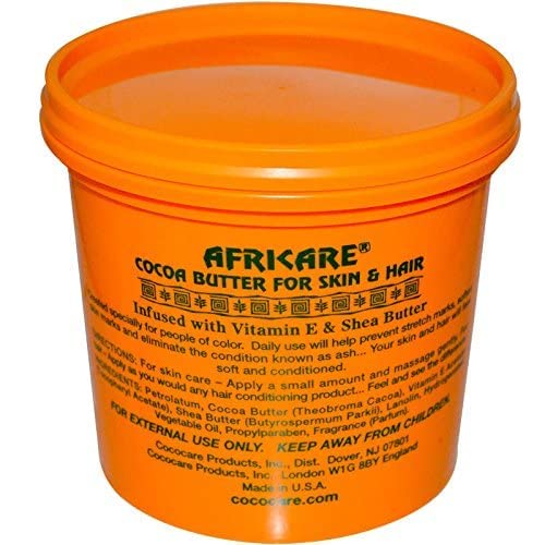 COCOCARE - Africare Cocoa Butter 10.5 Oz - for Skin and Hair - Enriched With Vitamin E and Shea Butter