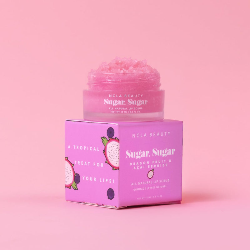 [Australia] - NCLA - Natural Sugar, Sugar Lip Scrub | Vegan, Cruelty-Free, Clean Skincare (Dragon Fruit + Acai Berry) Dragon Fruit 