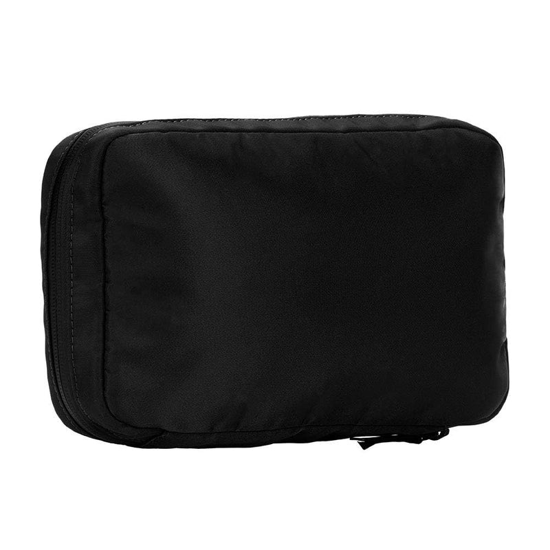 Incase Nylon Accessory and Electronics Organizer Bag - Small Travel Pouch for Cords, Gadgets, Accessories, Compact Tech Bag with Faux-Fur Padded Compartment Jet Black