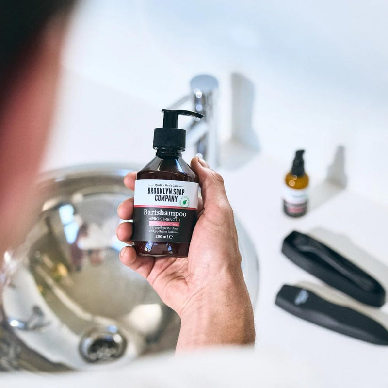[Australia] - Brooklyn Soap Company, Activator Beard Shampoo +Pro Strength 200 ml - Shampoo for Beard Growth - Beard Growth Beard Shampoo for thicker beard growth 