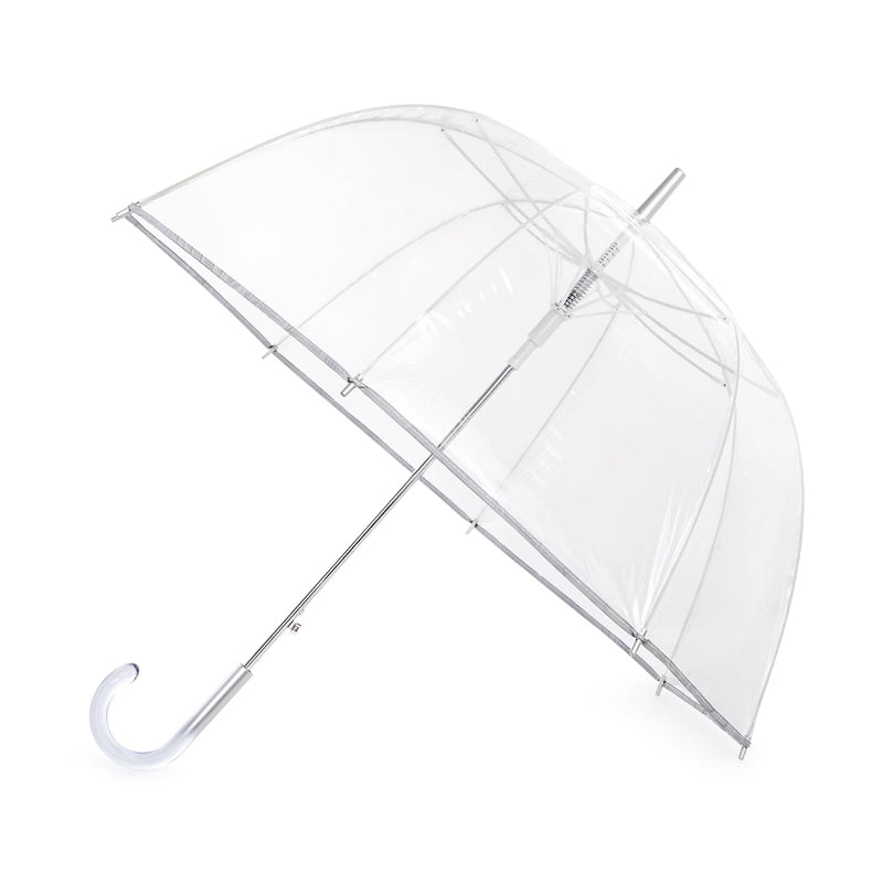 G4Free Clear Umbrella 42 inch foldable compact umbrella + 52 inch Bubble J Hook stick Umbrella