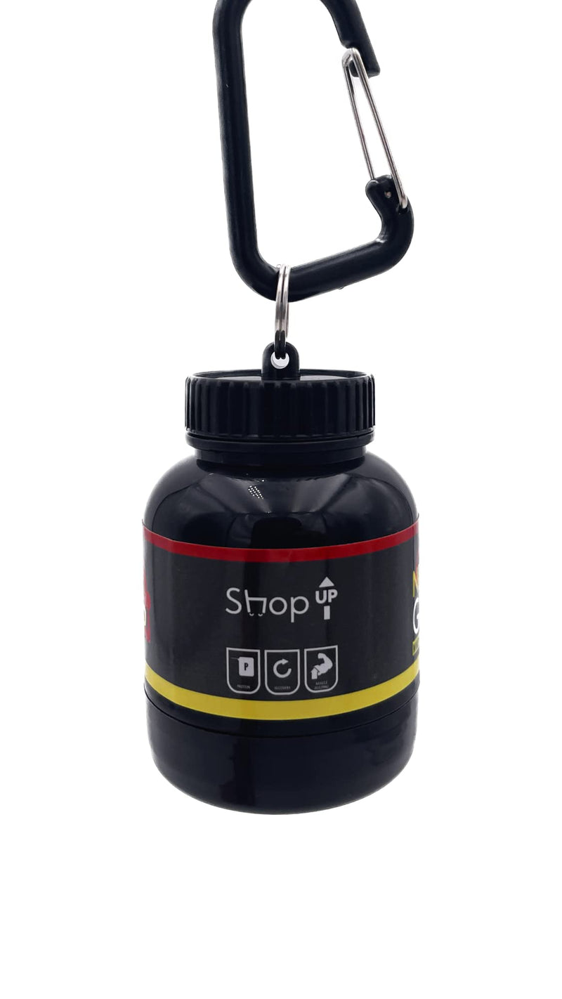 Eat Sleep Train Repeat Motivational Protein Holder, Kit 30 and 60 g, Whey Powder, Gym, Fitness