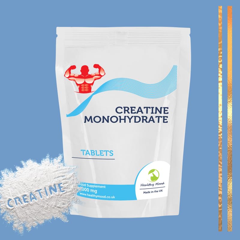 Creatine Monohydrate 1000mg 180 Tablets - Choose Your Packet Size - LetterBox Friendly UK Fast Delivery -
