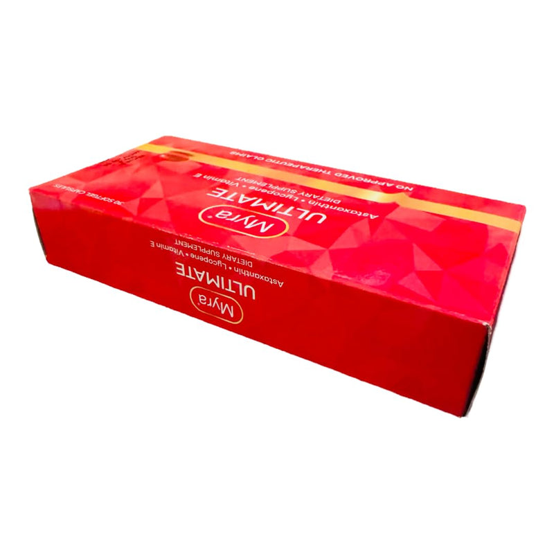 Myra Utimate with Astaxanthin, Lycopene and Vitamin E, 30 Softgel Capsules