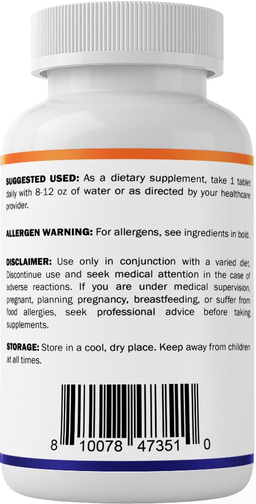 Vitamatic Biotin 10,000 mcg for Stronger Hair, Skin & Nails - 365 Vegan Tablets- Also Called Vitamin B7